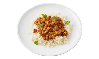 Chili con carne met witte rijst